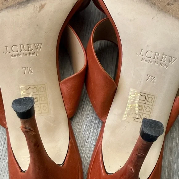 J. Crew Lena Two-Strap Heeled Slides - Picture 9 of 13